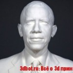 Бюст Барака Обамы сделали на 3D принтере