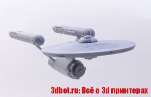 3D модель «Enterprise» из «Star Trek»