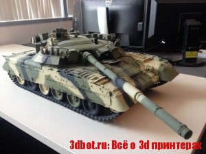 3D печать модели советского танка T80