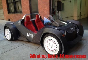 3D печатный электромобиль Strati