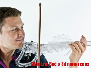 3Dvarius - первая электроскрипка из 3d принтера