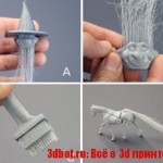 3D принтер для печати волос, щетины и нитей