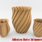 Материал для 3D печати на основе дерева