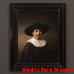 Картину Рембрандта сделали на 3D принтере