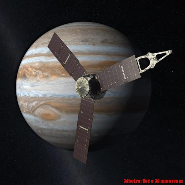 3D печатный спутник достиг Юпитера