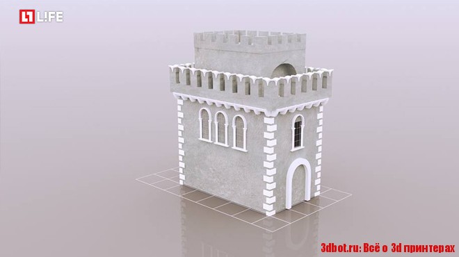 Бетонный замок из "Игры престолов" строят на 3D принтере