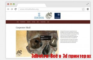 Virtual Tudors  - 3D модели черепов и артефактов