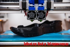 На 3D принтере напечатали кроссовки с охлаждаемой подошвой