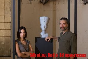 3D печатный бюст Нефертити