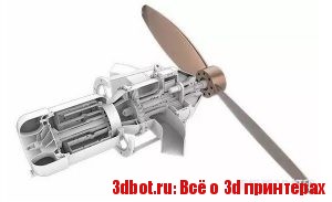 3D печатный газотурбинный двигатель